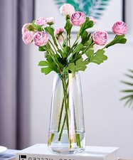 Aoderun Glass Vase for Flowers Modern Vases Home Decor Unique Flower Vase for...