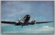 Vintage Postcard - United Airlines - " The Mainliner " Airplane DC3