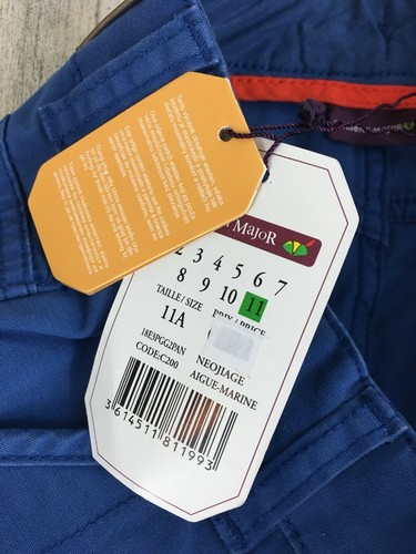 Sergent Major Blue Pants Jeans Boys Sz 10 11 NWT - Picture 9 of 18