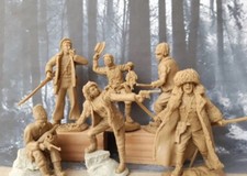 LEGEND Toy solders Soviet Civil War Black Guard Set 3 1:32