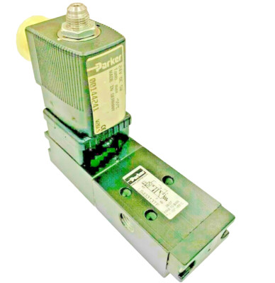 Parker LB43313TF AN Legacy Pneumatic Solenoid Valve 3/2-Way G1/8  24V DC  10 bar