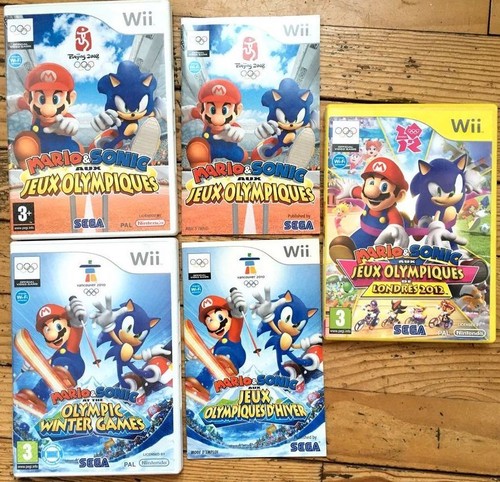 Mario & Sonic Aux Jeux Olympiques De Londres 2012 - Wii - Complet Avec Notice - Bon état