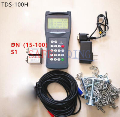ONE TDS-100H-S1 Clamp on Sensor (DN15-100mm) Ultrasonic Flow Meter Flowmeter