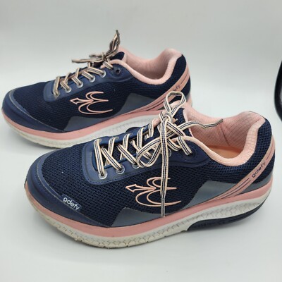 Gravity Defyer Women's GDEFY Mighty Walk Athletic Shoes Navy Blue/Pink Size 8