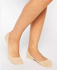 Calvin Klein ESF16002 Women's No Show Liner Socks 3-Pack, Nude, OS