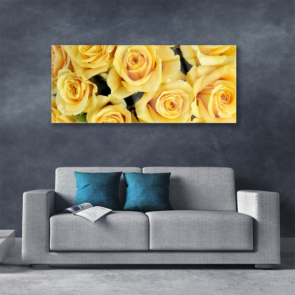 Print on 125x50 Glass Wall art 125x50 on Picture Image Roses Floral f3ed86 Print on 125x50 Glass Wall art 125x50 on Picture Image Roses Floral f3ed86