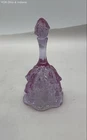Fenton Art Glass 95th Anniversary Floral Bell Lavender Purple Lilac Glass