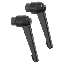 2Pcs Clamping Lever Handles M8 Female Thread Knobs Handle Black