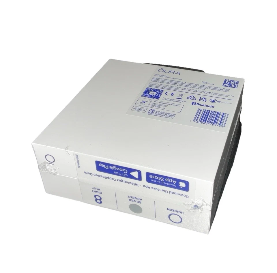 Oura Ring Gen 3 Horizon Silver US Size 8 - SEALED PLEASE SIZE FIRST (READ DESC.) - Image 2 of 2