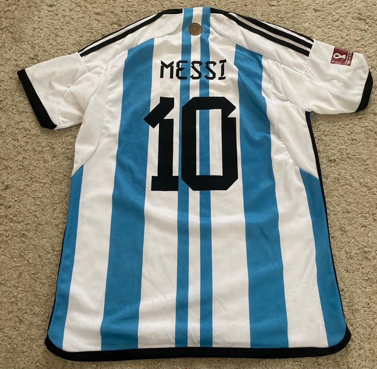 adidas Argentina Lionel Messi #10 World Cup 2022 Jersey L  Blue/White