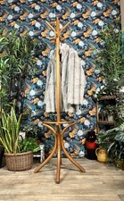 Vintage Blonde Bentwood Coat & Hat Stand Free Floor Standing Hall Umbrella Rack
