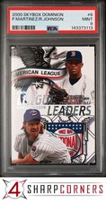 2000 SKYBOX DOMINION #6 PEDRO MARTINEZ-RANDY JOHNSON HOF POP 3 PSA 9