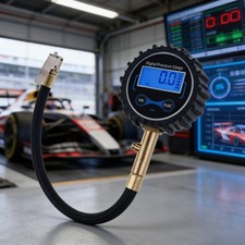 200 Psi Digital Tire Inflator With Pressure Gauge Air Chuck For Truck Car Bike