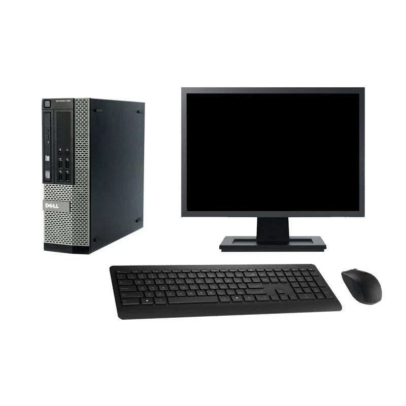 Lot PC Dell Optiplex 990 SFF G630 2.7GHz 4Go 250Go DVD Wifi W7 + Ecran 17" - Photo 2/4