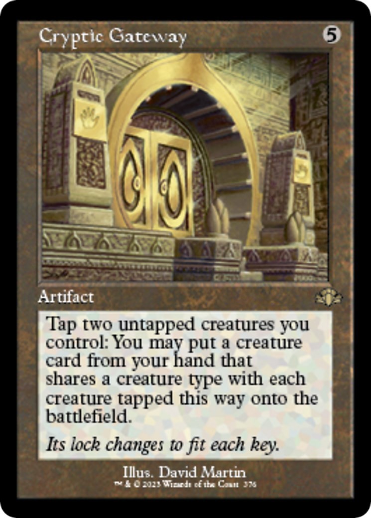 Cryptic Gateway (Retro Frame) - Foil NM MTG Dominaria Remastered