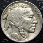 1926 Buffalo Nickel 5c US Coin Philadelphia Mint