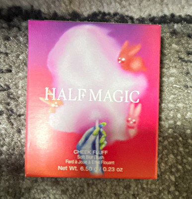 Half Magic Cheek Fluff Soft Blur Blush Single Pink Mushroom 0.23 oz