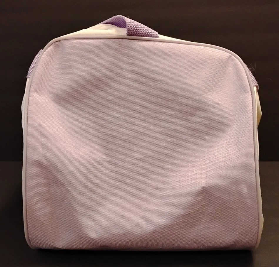 ADIDAS Duffel Bag, Purple/White, 18.5 x 10.5 x10 - Image 3 of 4