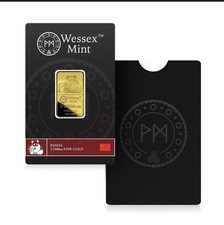 REDUCIDO - Carta de hada de los dientes y barra de oro Panda .999 Wessex Mint 1/1000 oz