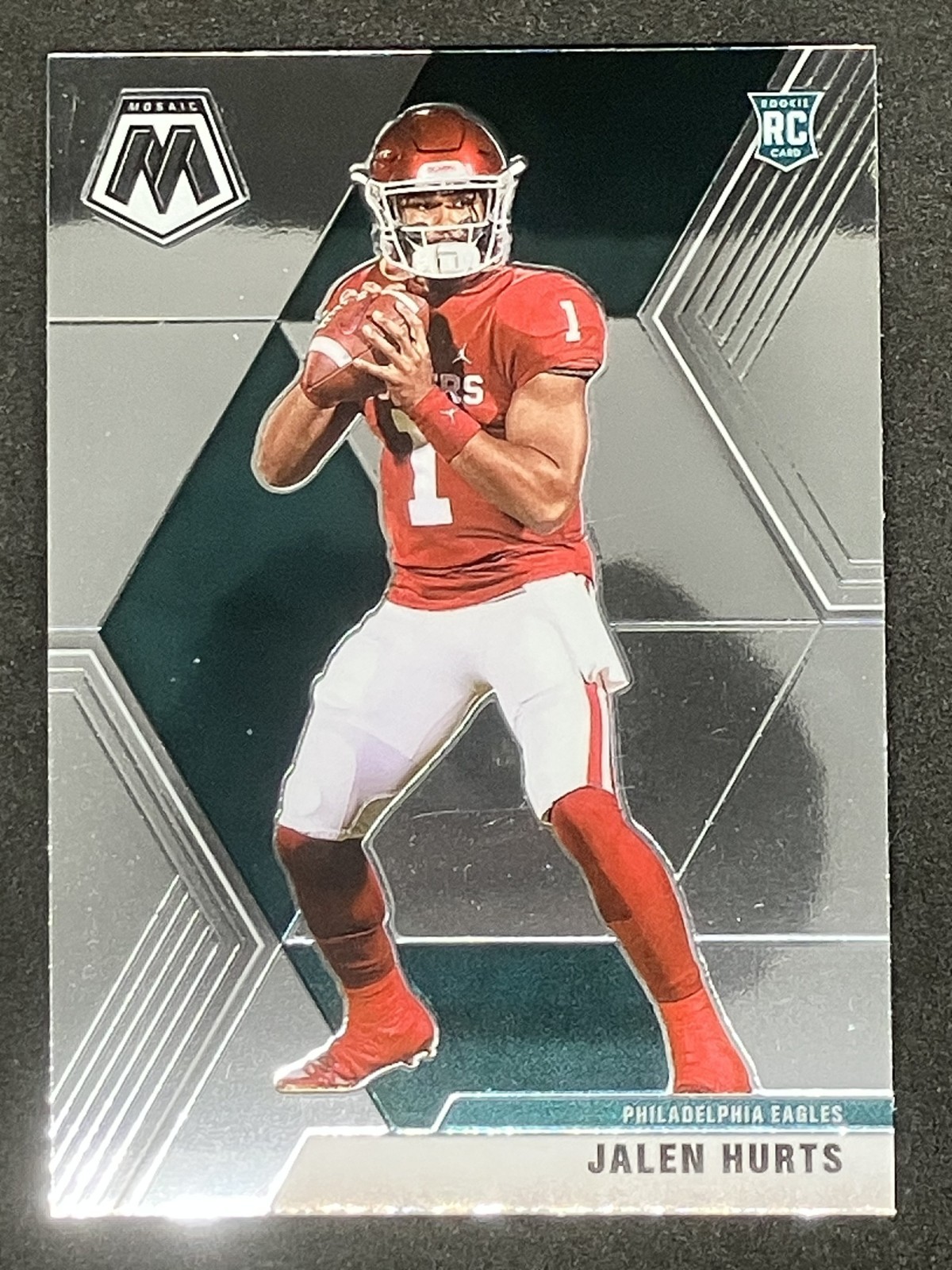 2020 Panini Mosaic Jalen Hurts Variation #222 RC
