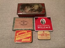 Selection Of Vintage Tins And Boxes Biscuits Sweets And Cigarettes