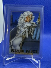 Silver Sable 2024 Marvel Masterpieces Skybox '92 Platinum Clear Cut #81