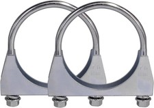 3 inch Exhaust Clamps, Muffler Clamps Rustproof 3" Exhaust Pipe Diameter, 3 inch