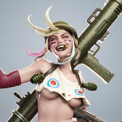 ca 3d studios tank girl 9inch scale 