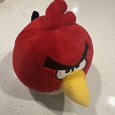 Angry Birds Red Bird 8" Plush Stuffed Animal 2010 commonwealth