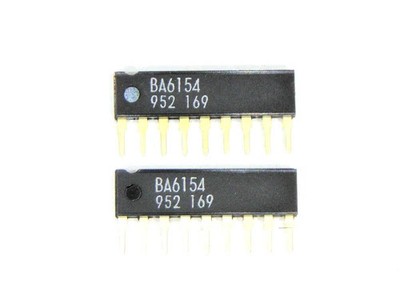 BA6154 ''Original'' ROHM 9P SIP IC 2 pcs