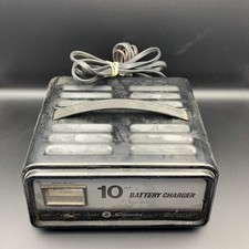 Vintage Schumacher 6v 12v Manual Battery Charger 10 Amp Se-1010 Usa Tested