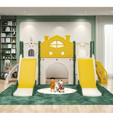 7-in-1 Klettergerüst Outdoor&Indoor Kinder D...
