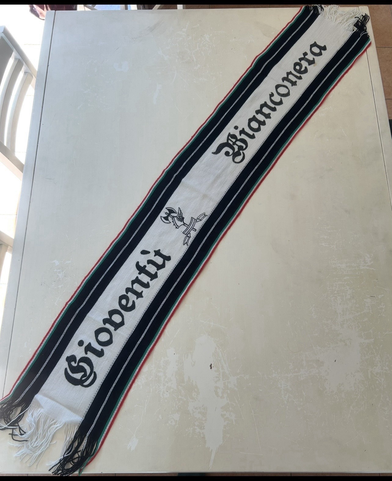 Sciarpa Calcio Ultras Juventus Gioventù Bianconera Rara Vintage Scarf Bufanda