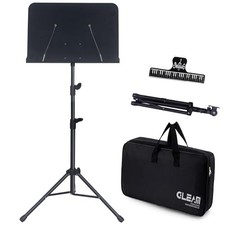 Sheet Music Stand Lightweight with Carrying Bag - Iron Panel, Portable for