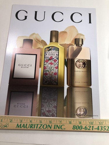 GUCCI Pour Femme Style Designed Laminated Poster 14” 11” - Picture 7 of 8