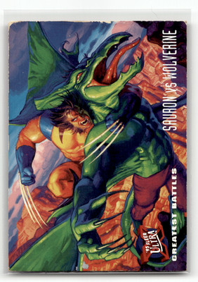 Marvel Sauron vs Wolverine 1994 Greatest Battles Fleer Ultra 140