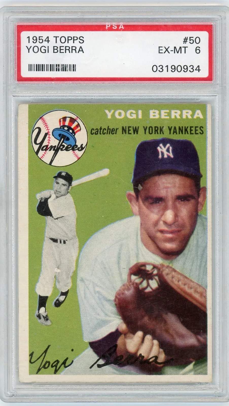 1954 Topps Yogi Berra #50 PSA 6