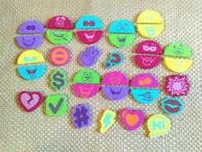 Crayola Foam Mix  Match Bath Emojis Faces Expressions Emotion Learning Play Set