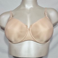 38D VINTAGE Olga Style 321 Seamless Minimizer UW Bra Beige