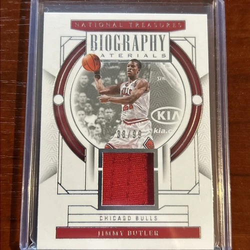 Jimmy Butler 2023-24 Panini National Treasures 69/99  #BGM-BUT Game Worn