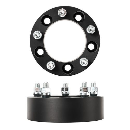 Set of 4 2" 5x5.5" Wheel Spacers 1/2"x20 108mm For Ford F-150 Dodge Ram 1500 - Picture 6 of 13