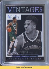 2019-20 Panini Noir Metal Frame Vintage Art 2/25 Giannis Antetokounmpo READ o2n