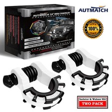Autmatch 34 Mega D Ring Shackle With Isolators For Off Road White Black Autmatch 34 Mega D Ring Shackle With Isolators For Off Road White Black
