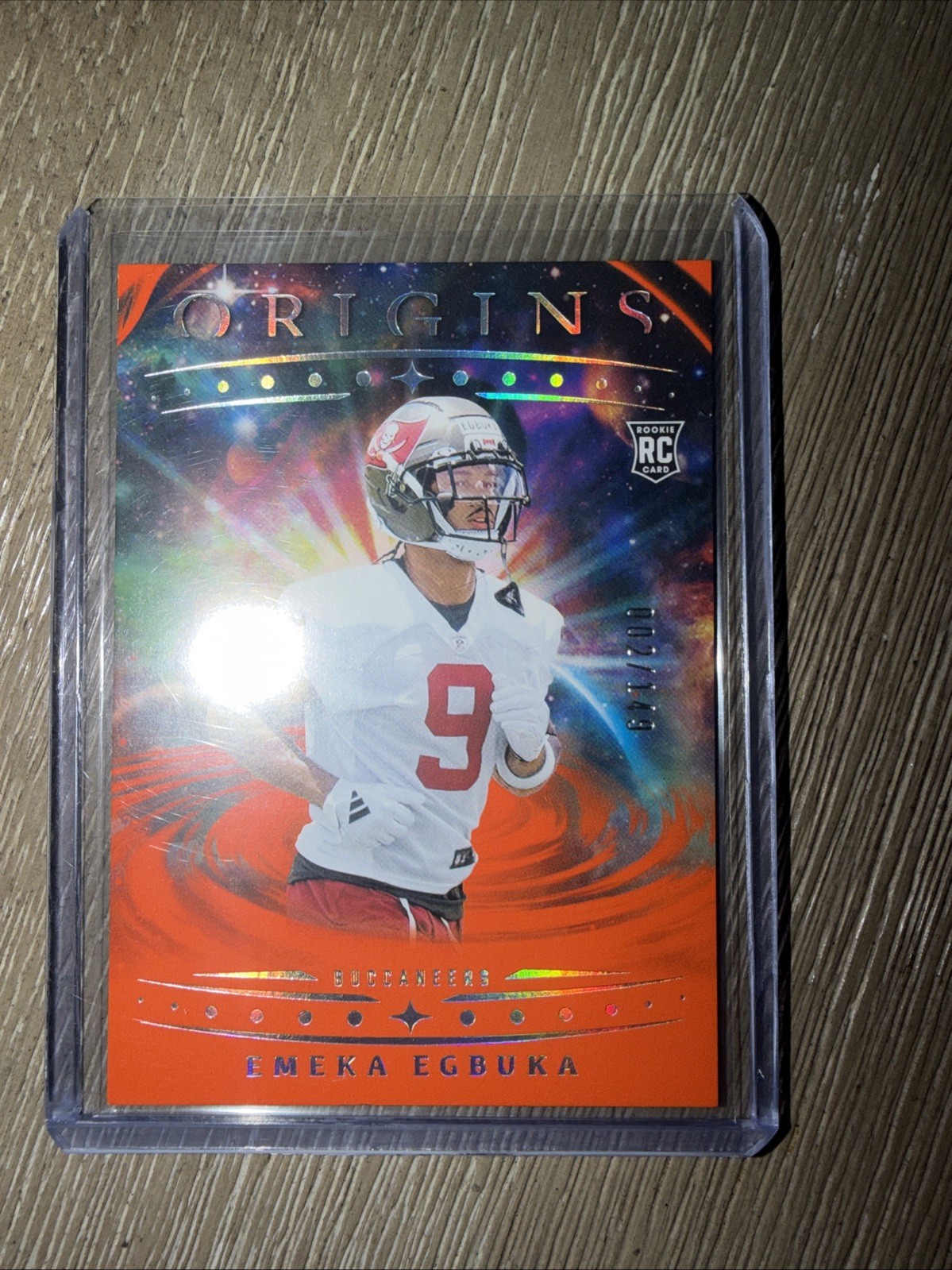 2025 Panini Origins - Rookies Emeka Egbuka, Emeka Egbuka #146 Orange /149 (RC)