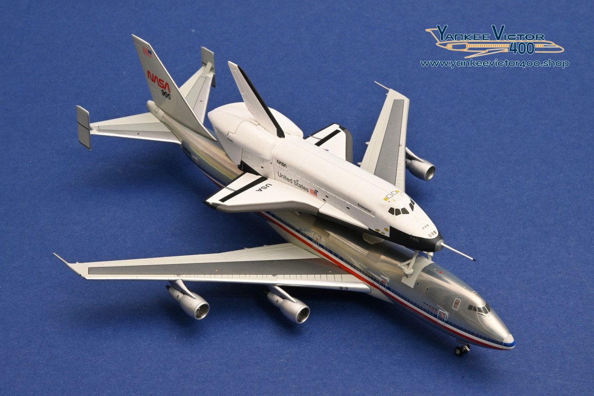 NASA 747-100 SCA N905NA & Space Shuttle Enterprise Patriot Model 1