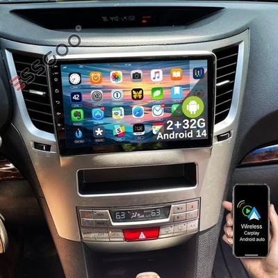 CarPlay For Subaru Outback Legacy 09-14 Android14 Car Stereo Radio GPS Head Unit