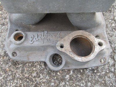 Vintage Edelbrock Intake Manifold 2X4 TR1 Tunnel Ram Tunnel Ram