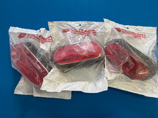 Peterson 2273-1 Red Oval Led Stop Turn Tail Light 6.5 X 2.5 Set Of 3