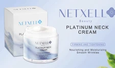 NETXELL Beauty Platinum Neck Cream 1.7 Fl Oz ~NIB SEALED ~ Firming & Tightening