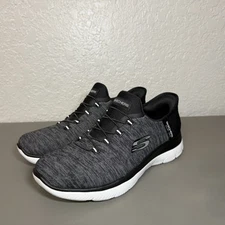 Skechers Womens Summits Dazzling Haze 149937 Black Running Shoes Sneakers 7